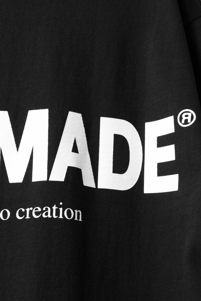 画像をギャラリービューアに読み込む, READYMADE SMILE &amp; LOGO SHORT SLEEVE T-SHIRT (BLACK)