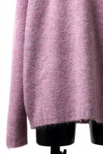 Load image into Gallery viewer, A.F ARTEFACT OVER SIZED KNIT TOPS / MIX WOOL (PURPLE)