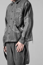 画像をギャラリービューアに読み込む, Professor.E AGED WORK JACKET (COLD DYED GREY)【26SS PRE SALE】