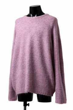 Load image into Gallery viewer, A.F ARTEFACT OVER SIZED KNIT TOPS / MIX WOOL (PURPLE)