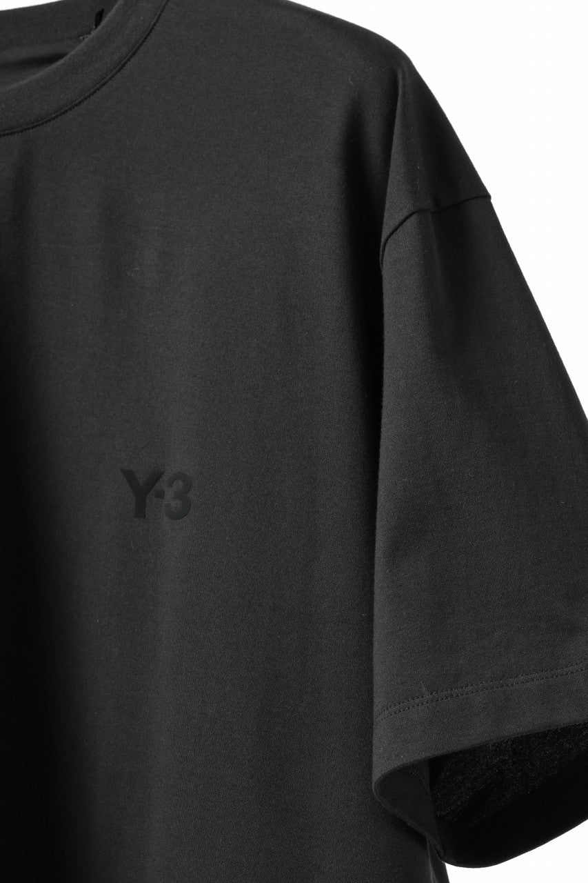 画像をギャラリービューアに読み込む, Y-3 Yohji Yamamoto RELAXED SHORT SLEEVE TEE / SJC (BLACK)