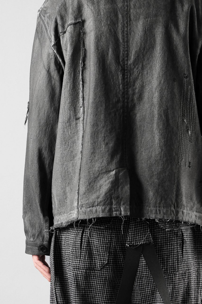 画像をギャラリービューアに読み込む, Professor.E AGED WORK JACKET (COLD DYED GREY)【26SS PRE SALE】