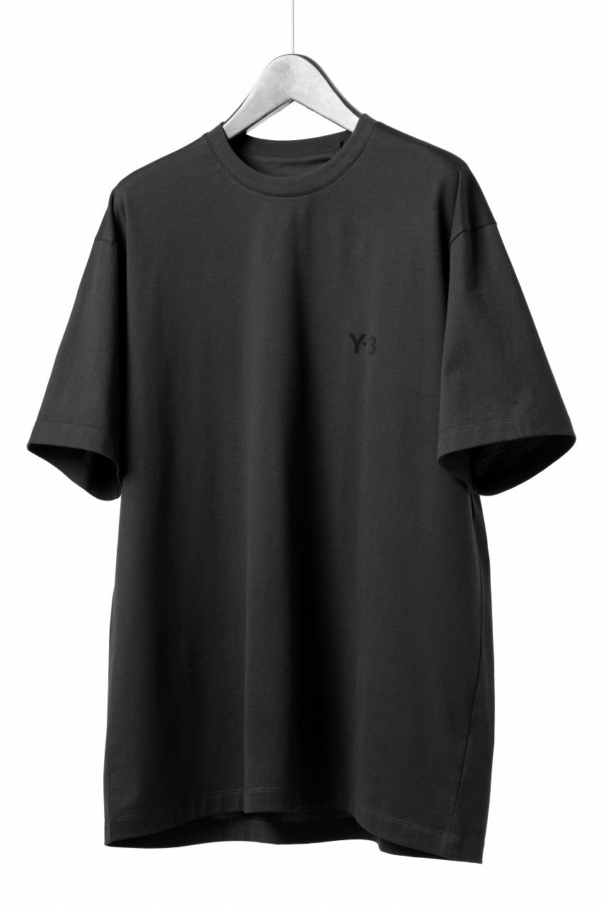 画像をギャラリービューアに読み込む, Y-3 Yohji Yamamoto RELAXED SHORT SLEEVE TEE / SJC (BLACK)