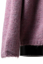 Load image into Gallery viewer, A.F ARTEFACT OVER SIZED KNIT TOPS / MIX WOOL (PURPLE)