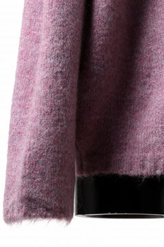 Load image into Gallery viewer, A.F ARTEFACT OVER SIZED KNIT TOPS / MIX WOOL (PURPLE)