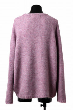 Load image into Gallery viewer, A.F ARTEFACT OVER SIZED KNIT TOPS / MIX WOOL (PURPLE)