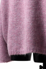 Load image into Gallery viewer, A.F ARTEFACT OVER SIZED KNIT TOPS / MIX WOOL (PURPLE)