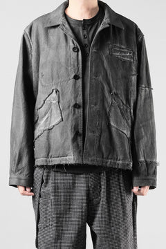 画像をギャラリービューアに読み込む, Professor.E AGED WORK JACKET (COLD DYED GREY)【26SS PRE SALE】