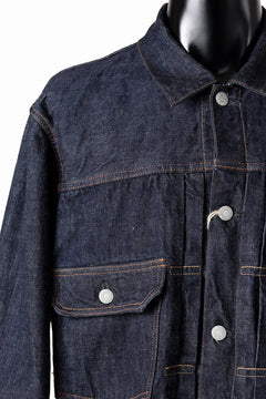 画像をギャラリービューアに読み込む, FULLCOUNT Type 2 Denim Jacket / 13.7oz Zimbabwe Selvedge Denim (INDIGO BLUE / ONE WAHED)