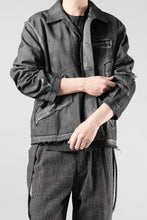 画像をギャラリービューアに読み込む, Professor.E AGED WORK JACKET (COLD DYED GREY)【26SS PRE SALE】