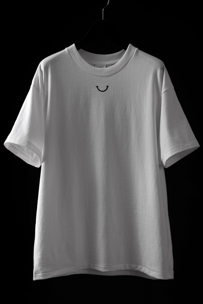 画像をギャラリービューアに読み込む, READYMADE SMILE &amp; LOGO SHORT SLEEVE T-SHIRT (WHITE)