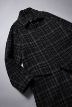 画像をギャラリービューアに読み込む, N/07 exclusive MAC COAT &quot;外套&quot; 格子縞 / SHETLAND WOOL TWEED (CHECK)