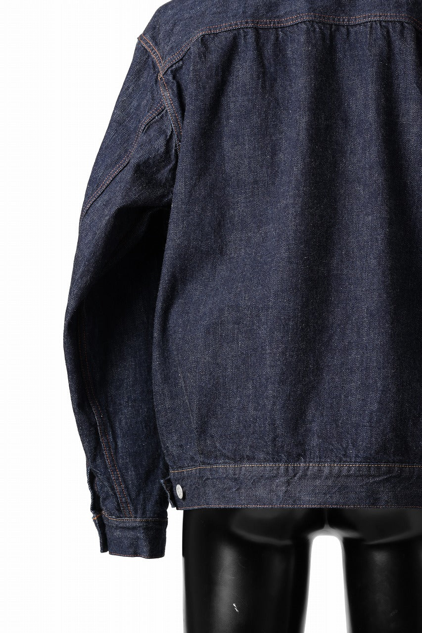 FULLCOUNT Type 2 Denim Jacket / 13.7oz Zimbabwe Selvedge Denim (INDIGO BLUE / ONE WASHED)