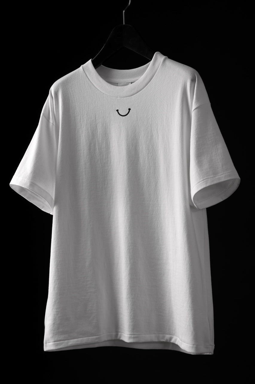 READYMADE SMILE & LOGO SHORT SLEEVE T-SHIRT (WHITE)