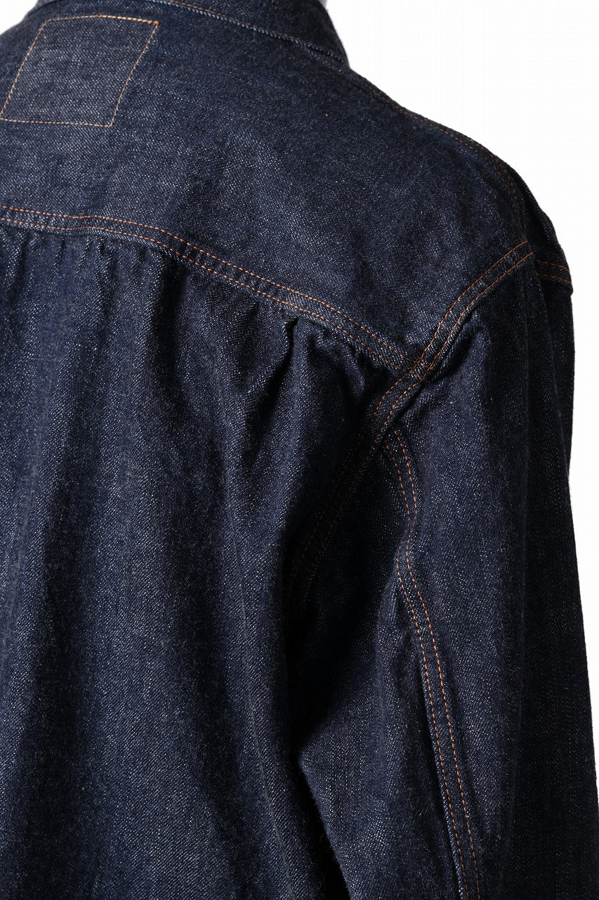 FULLCOUNT Type 2 Denim Jacket / 13.7oz Zimbabwe Selvedge Denim (INDIGO BLUE / ONE WASHED)