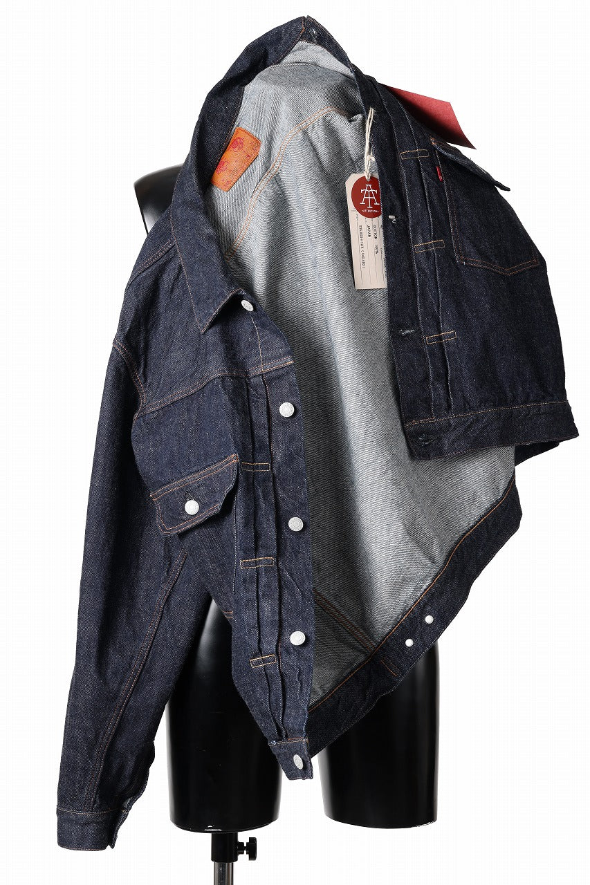 FULLCOUNT Type 2 Denim Jacket / 13.7oz Zimbabwe Selvedge Denim (INDIGO BLUE / ONE WASHED)