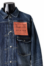 画像をギャラリービューアに読み込む, FULLCOUNT &quot;Fear Of The Dark&quot; Type 1 Denim Jacket / 15.5oz Zimbabwe Selvedge Denim (INDIGO BLUE)