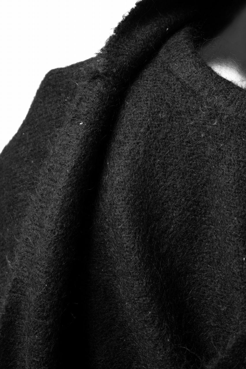 A.F ARTEFACT OVER SIZED KNIT TOPS / MIX WOOL (BLACK)の商品ページ ...