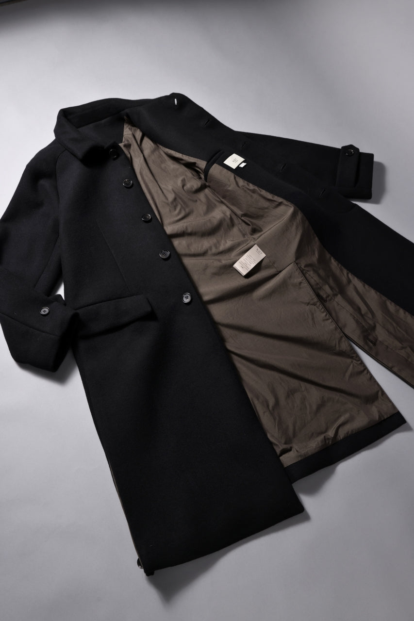 N/07 exclusive MAC COAT "外套" / VIRGIN WOOL MELTON (BLACK)