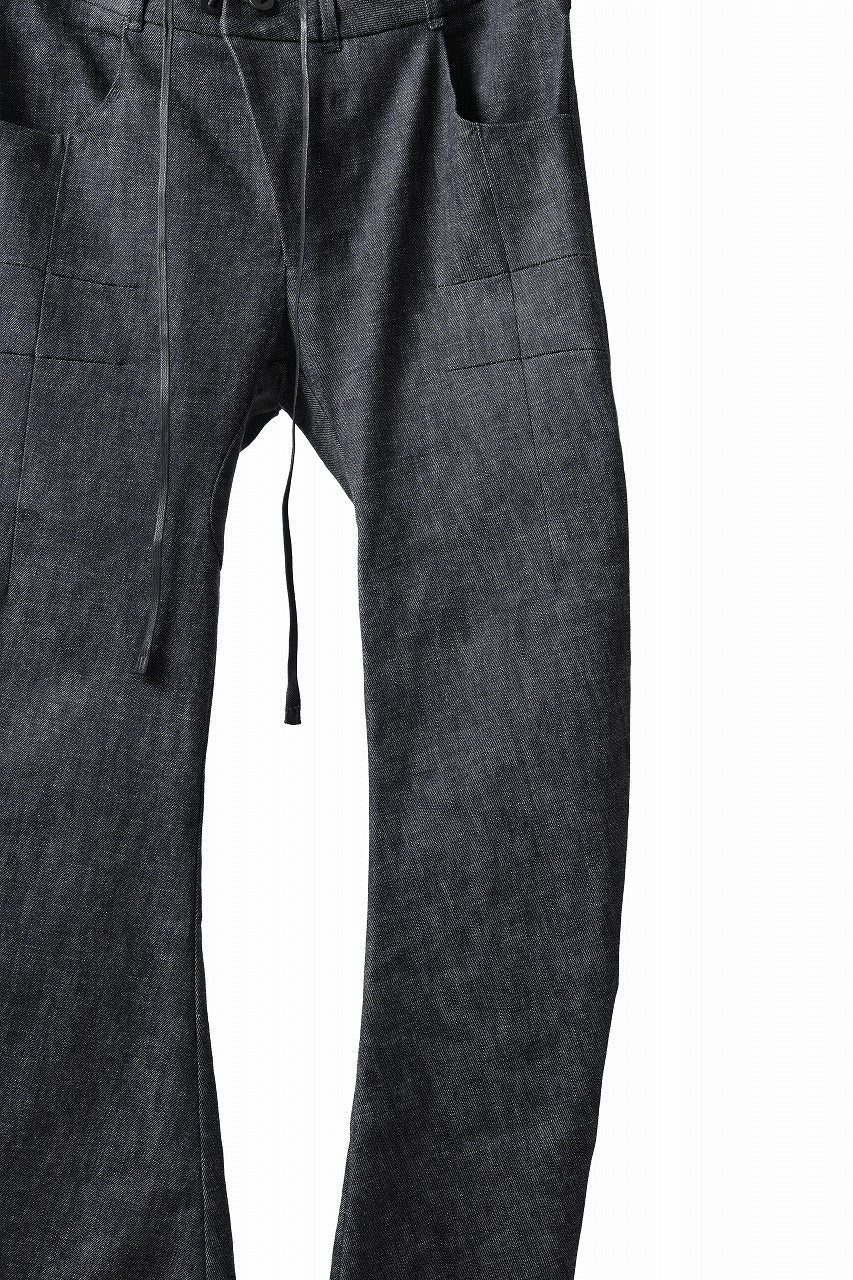 BORIS BIDJAN SABERI TIGHT FIT PANTS / NO TREATMENT "P13.RAW TF-FKU10002" (RAW DENIM)