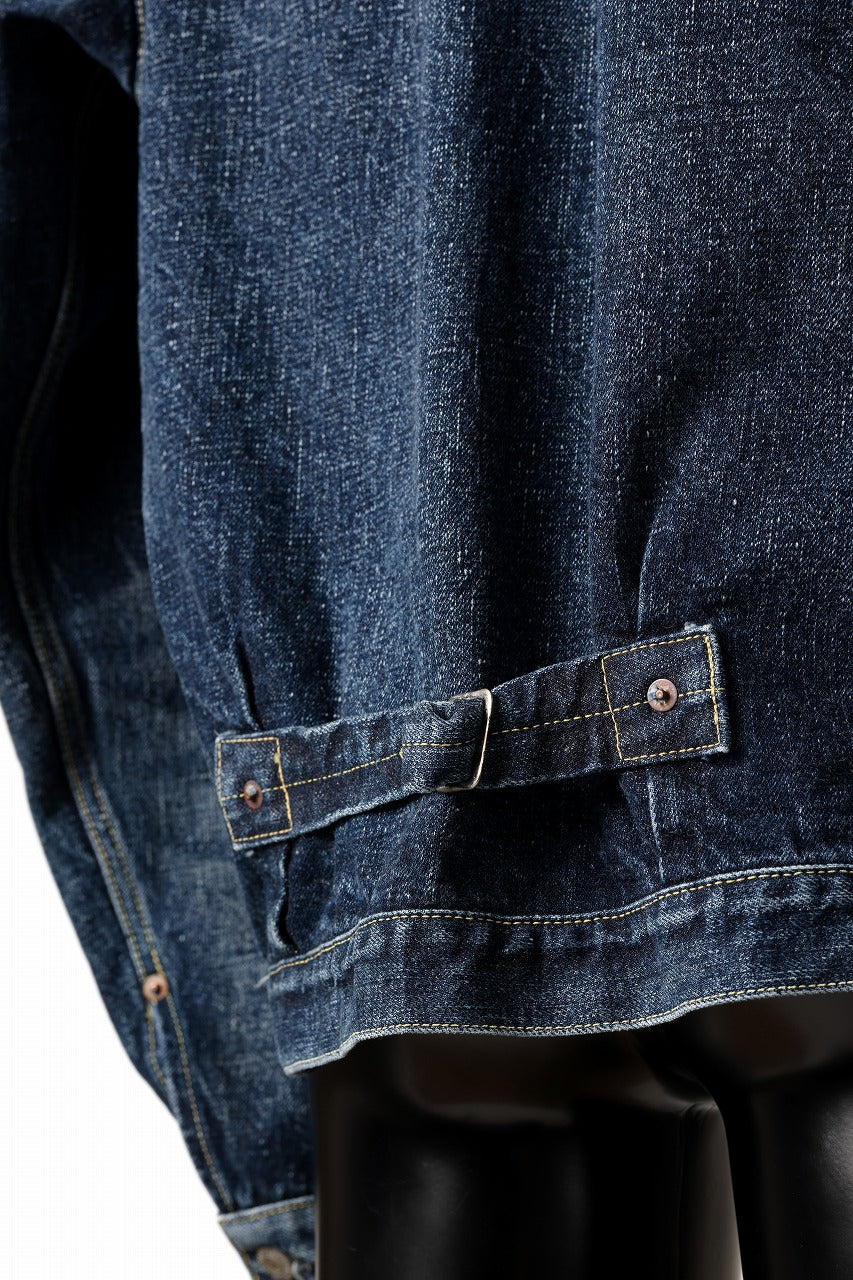 FULLCOUNT "Fear Of The Dark" Type 1 Denim Jacket / 15.5oz Zimbabwe Selvedge Denim (INDIGO BLUE)