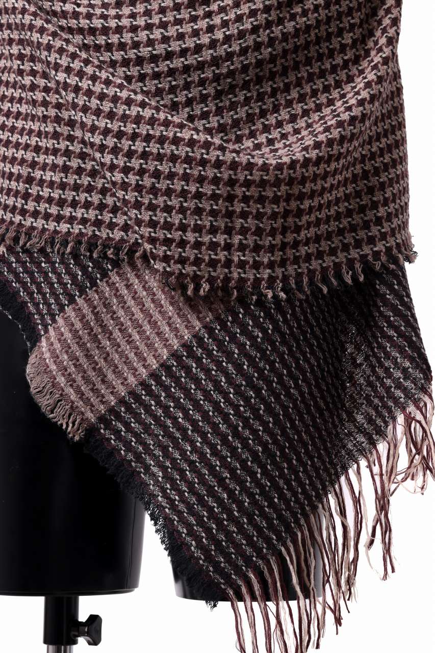 Load image into Gallery viewer, forme d&#39;expression Poll Scarf (Wine PDP)