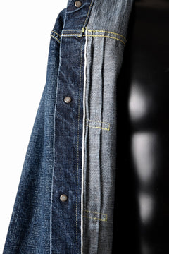 画像をギャラリービューアに読み込む, FULLCOUNT &quot;Fear Of The Dark&quot; Type 1 Denim Jacket / 15.5oz Zimbabwe Selvedge Denim (INDIGO BLUE)