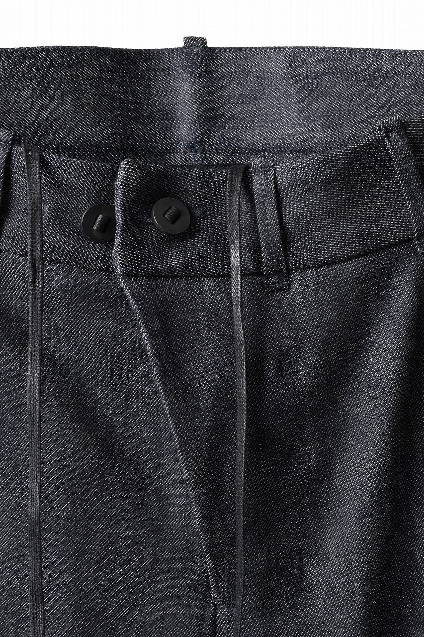 BORIS BIDJAN SABERI TIGHT FIT PANTS / NO TREATMENT "P13.RAW TF-FKU10002" (RAW DENIM)