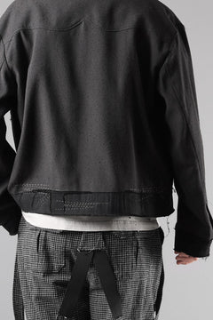 画像をギャラリービューアに読み込む, Professor.E STITCH WORK JACKET (BLACK)