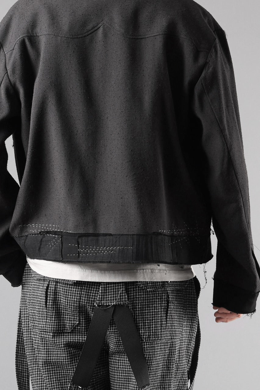画像をギャラリービューアに読み込む, Professor.E STITCH WORK JACKET (BLACK)
