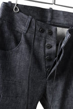 画像をギャラリービューアに読み込む, BORIS BIDJAN SABERI TIGHT FIT PANTS / NO TREATMENT &quot;P13.RAW TF-FKU10002&quot; (RAW DENIM)