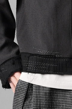 画像をギャラリービューアに読み込む, Professor.E STITCH WORK JACKET (BLACK)