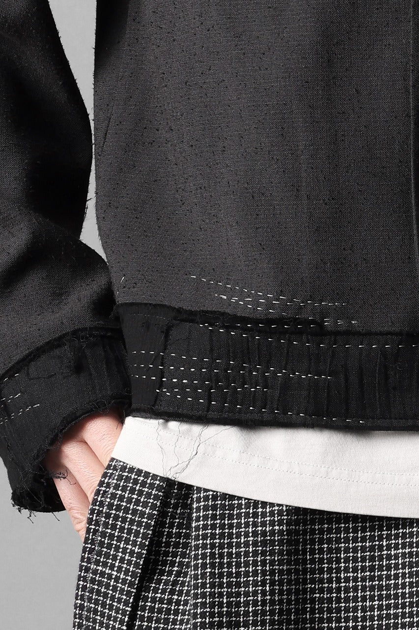 画像をギャラリービューアに読み込む, Professor.E STITCH WORK JACKET (BLACK)