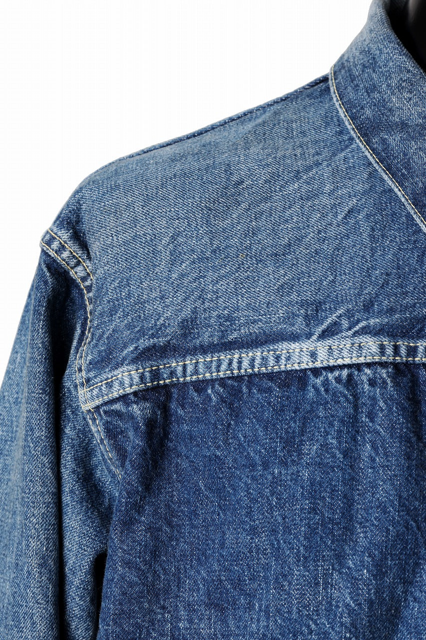 FULLCOUNT "More Than Real" Type 1 Denim Jacket / 13.07oz Zimbabwe Selvedge Denim (INDIGO BLUE)