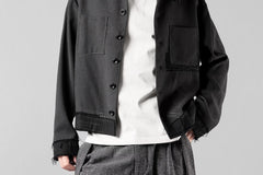 画像をギャラリービューアに読み込む, Professor.E STITCH WORK JACKET (BLACK)