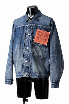 Load image into Gallery viewer, FULLCOUNT &quot;More Than Real&quot; Type 1 Denim Jacket / 13.07oz Zimbabwe Selvedge Denim (INDIGO BLUE)