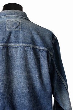 Load image into Gallery viewer, FULLCOUNT &quot;More Than Real&quot; Type 1 Denim Jacket / 13.07oz Zimbabwe Selvedge Denim (INDIGO BLUE)