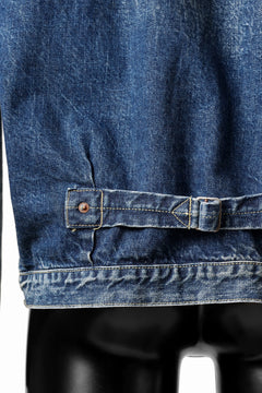 Load image into Gallery viewer, FULLCOUNT &quot;More Than Real&quot; Type 1 Denim Jacket / 13.07oz Zimbabwe Selvedge Denim (INDIGO BLUE)