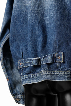 Load image into Gallery viewer, FULLCOUNT &quot;More Than Real&quot; Type 1 Denim Jacket / 13.07oz Zimbabwe Selvedge Denim (INDIGO BLUE)