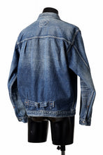 Load image into Gallery viewer, FULLCOUNT &quot;More Than Real&quot; Type 1 Denim Jacket / 13.07oz Zimbabwe Selvedge Denim (INDIGO BLUE)