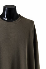 画像をギャラリービューアに読み込む, A.F ARTEFACT OVER SIZE FIT TOP / HONEY COMB WAFFLE KNIT JERSEY (KHAKI)