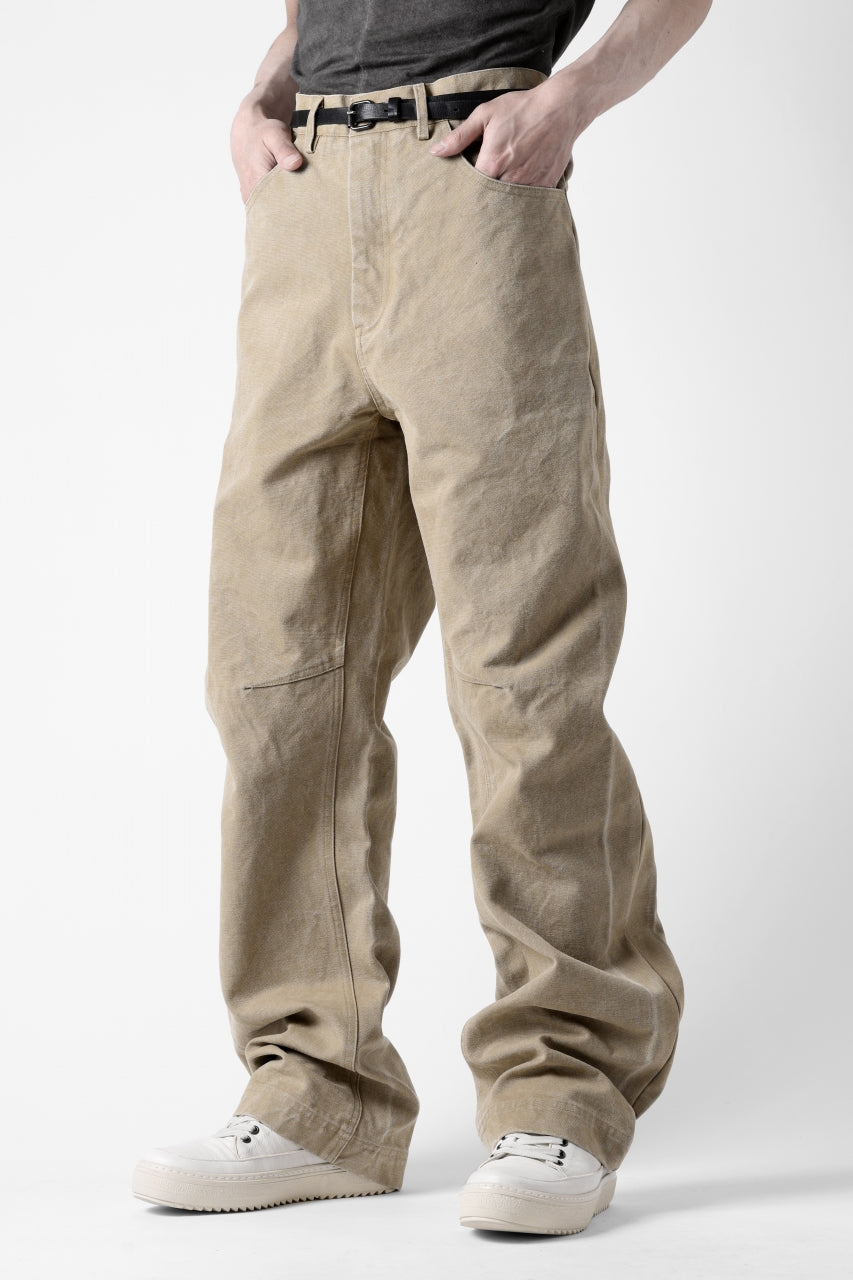 entire studios TASK TROUSERS / 16.0oz COTTON CANVAS (DUST)