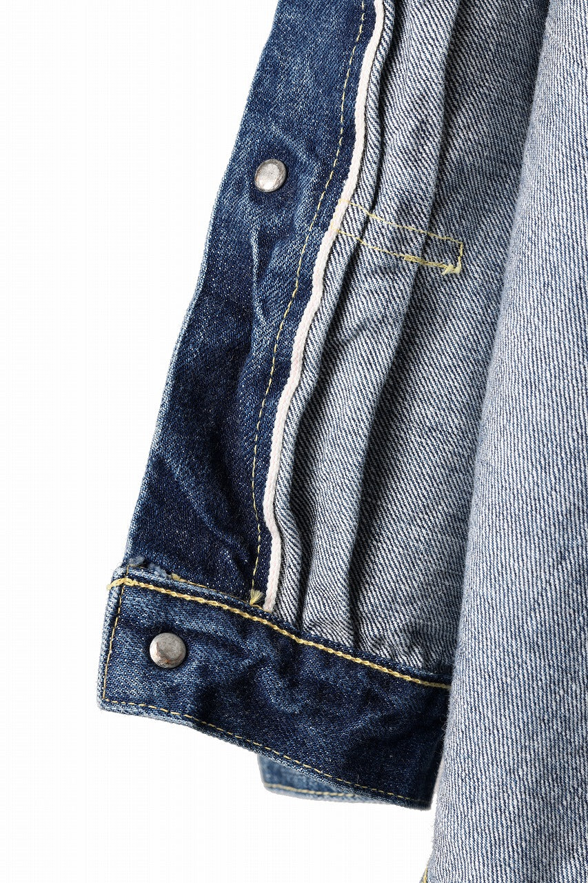 Load image into Gallery viewer, FULLCOUNT &quot;More Than Real&quot; Type 1 Denim Jacket / 13.07oz Zimbabwe Selvedge Denim (INDIGO BLUE)