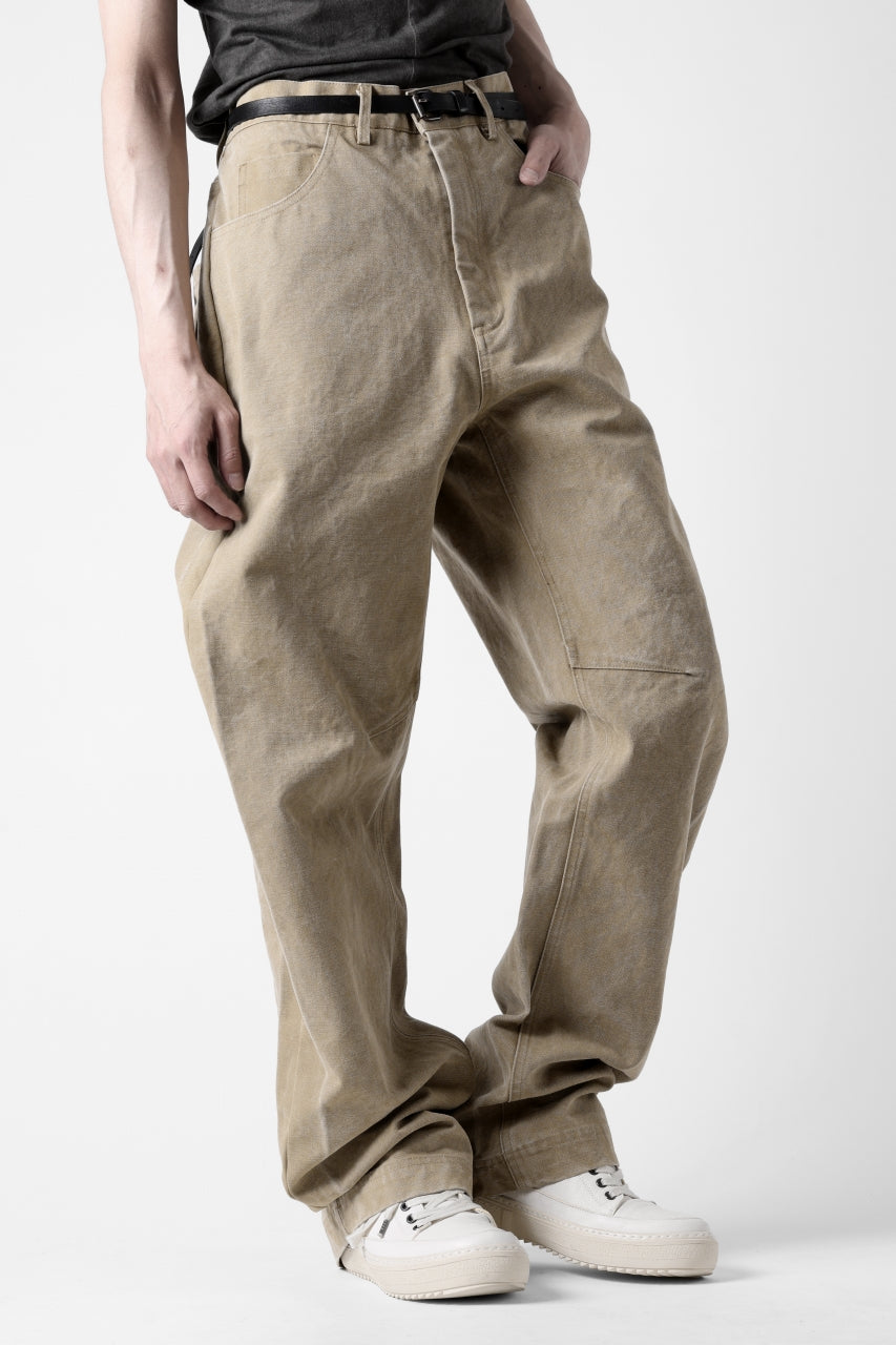 entire studios TASK TROUSERS / 16.0oz COTTON CANVAS (DUST)