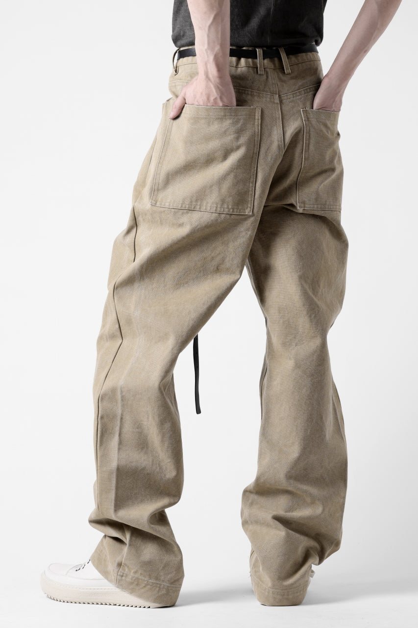 画像をギャラリービューアに読み込む, entire studios TASK TROUSERS / 16.0oz COTTON CANVAS (DUST)