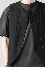 画像をギャラリービューアに読み込む, Professor.E PATCHWORK WAISTCOAT (BLACK)