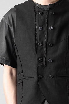 画像をギャラリービューアに読み込む, Professor.E PATCHWORK WAISTCOAT (BLACK)