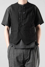 画像をギャラリービューアに読み込む, Professor.E PATCHWORK WAISTCOAT (BLACK)
