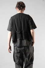 画像をギャラリービューアに読み込む, Professor.E PATCHWORK WAISTCOAT (BLACK)