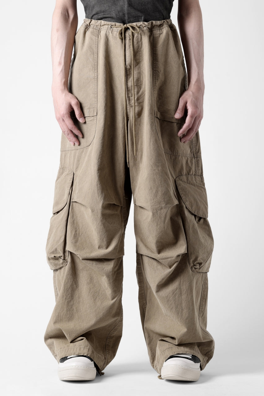 entire studios FREIGHT CARGO PANTS / COTTON CANVAS (HUMMUS)